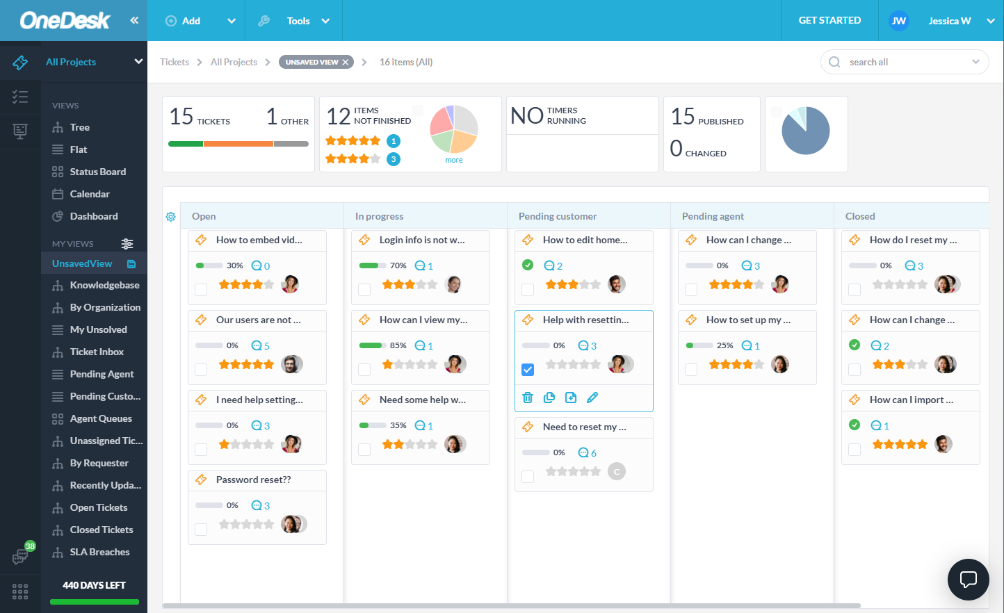 OneDesk - Bildschirmfoto 3