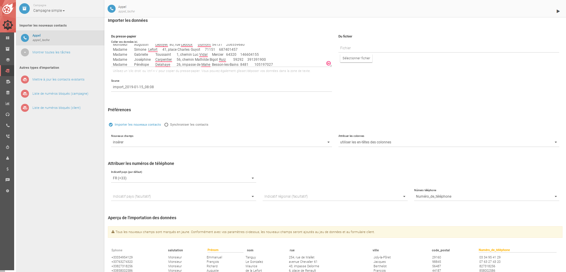 Dialfire - Mit wenigen Klicks sind Ihre Kontakte importiert