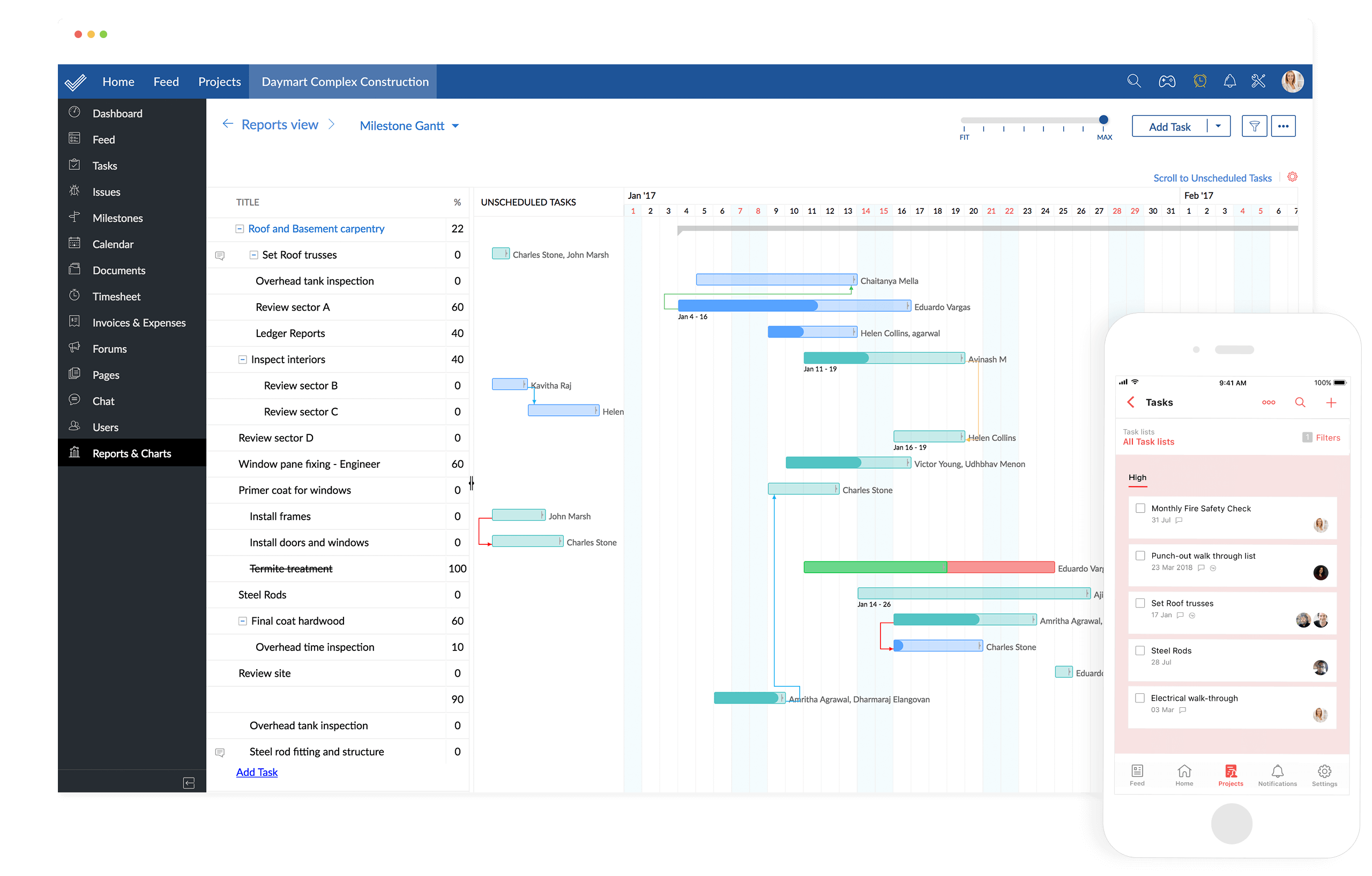 Zoho Projects - Zoho Project-projects-home-screen-2x