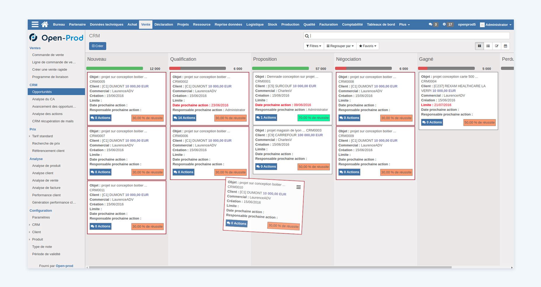 ERP Open-Prod-2-interface-crm