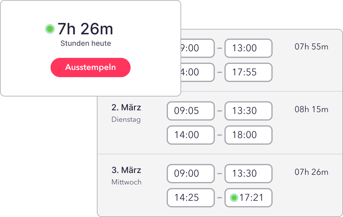 Factorial - Digitale Zeiterfassung