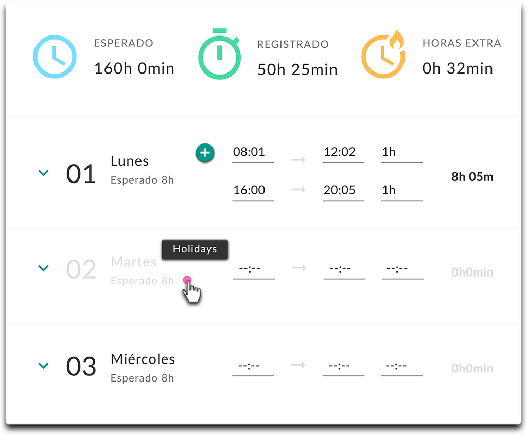 OrgOS-Control horario