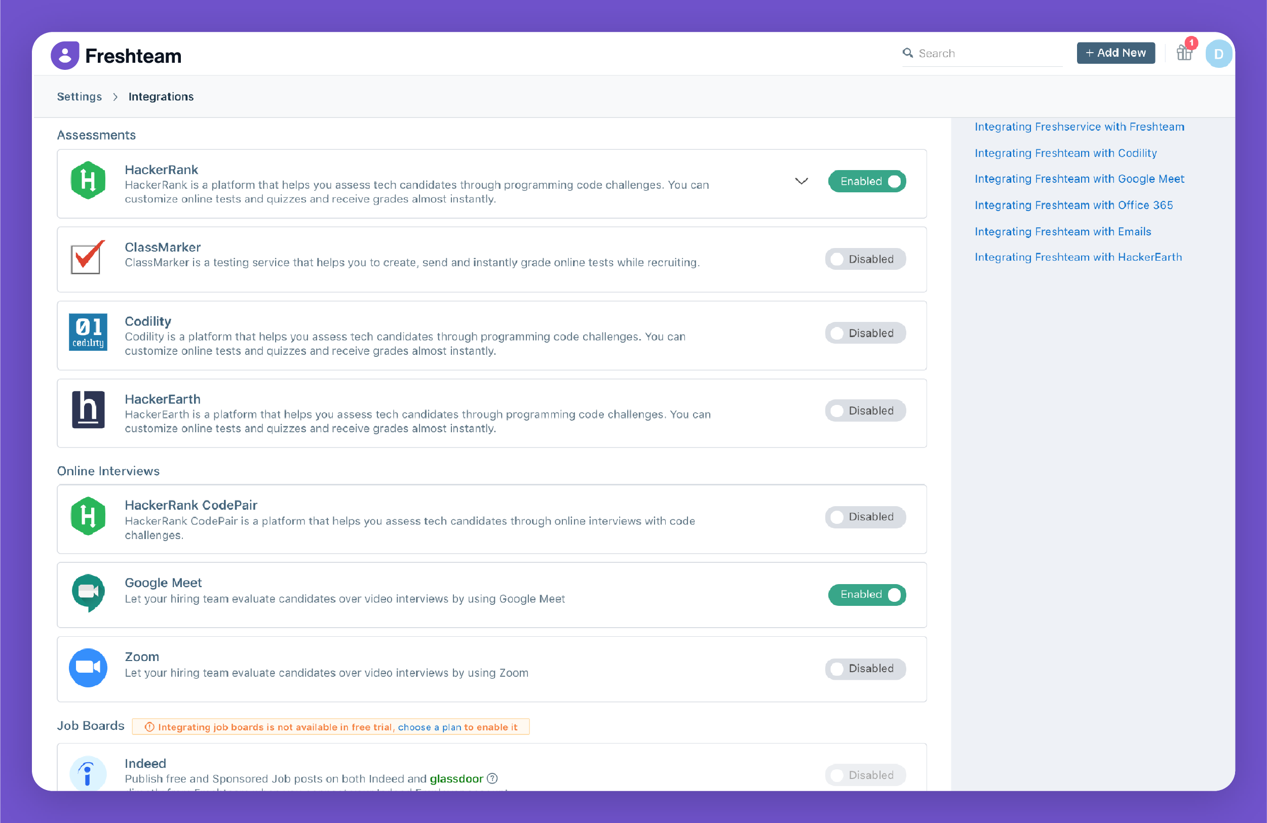 Integrations