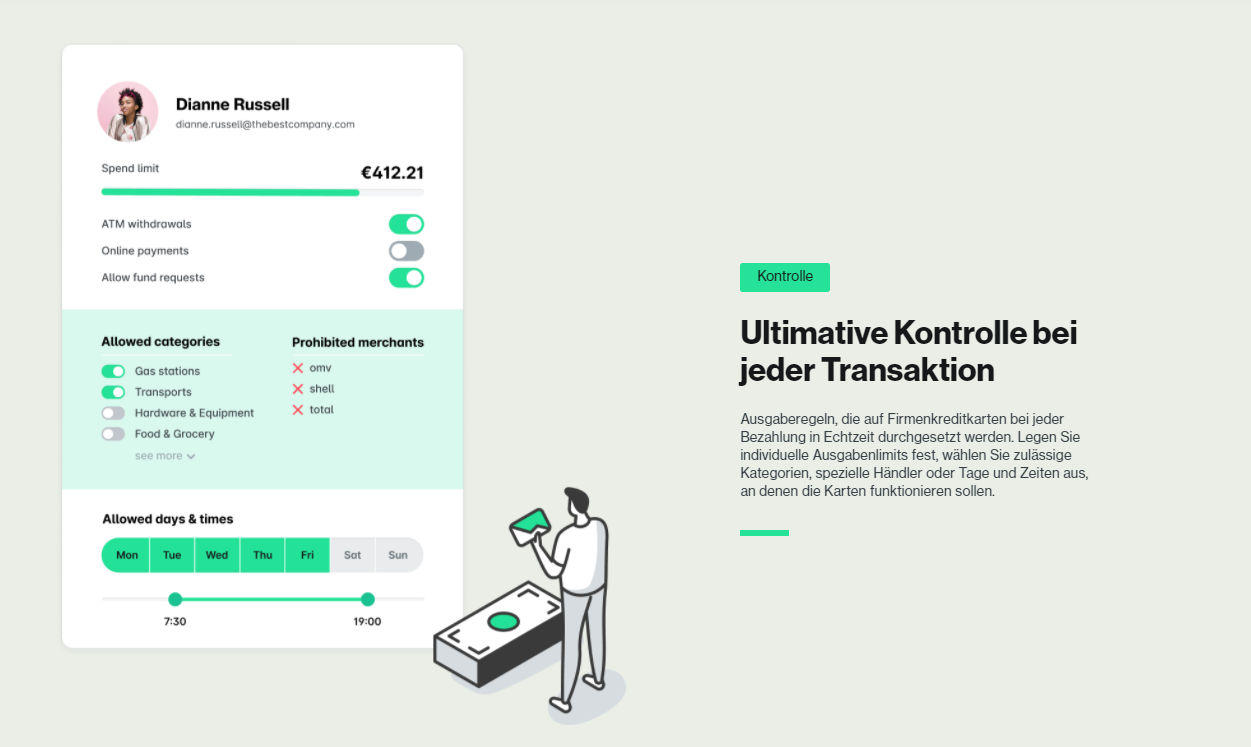 Payhawk - Kontrolle bei jeder Transaktion