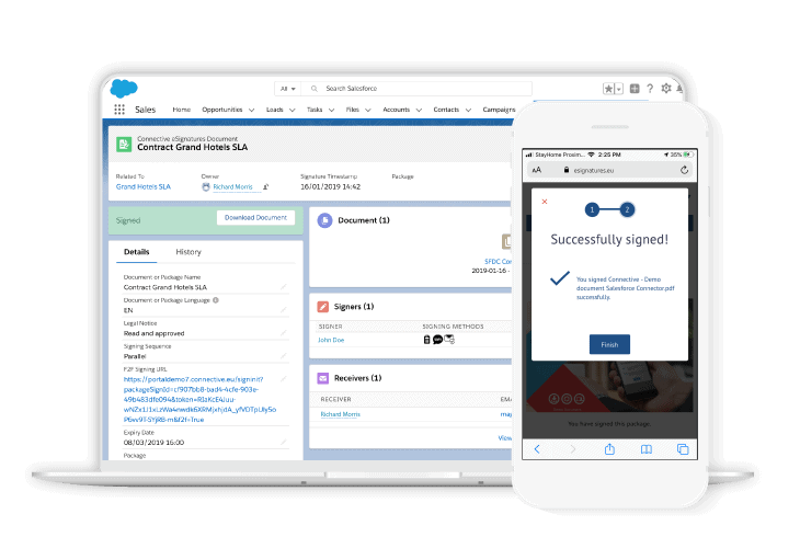 Connective eSignatures - elektronische Signatur für Salesforce