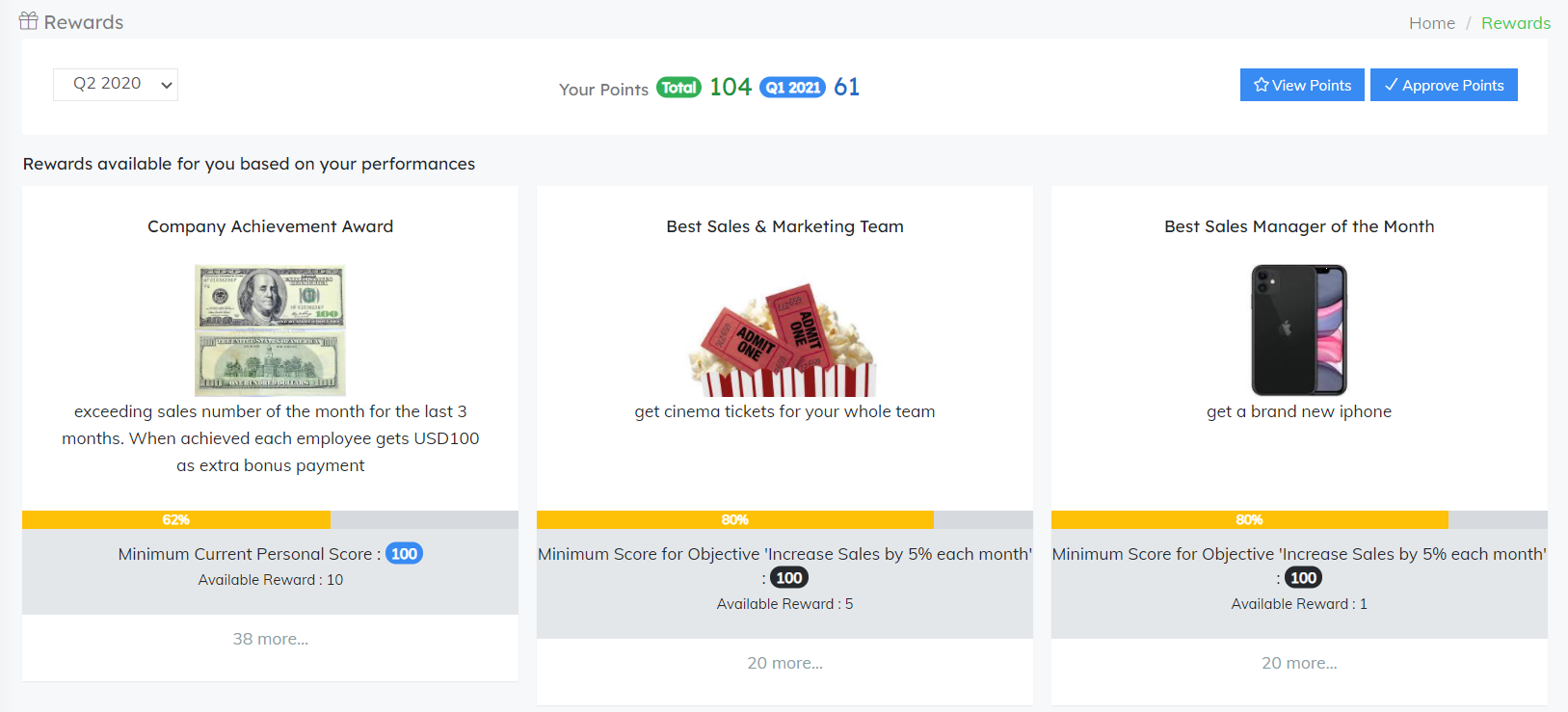 FlowyTeam-reward system