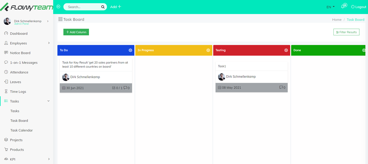 FlowyTeam-kanban