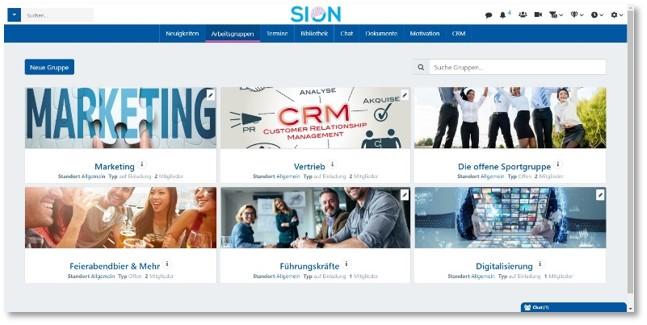 SION - Arbeitsgruppen
