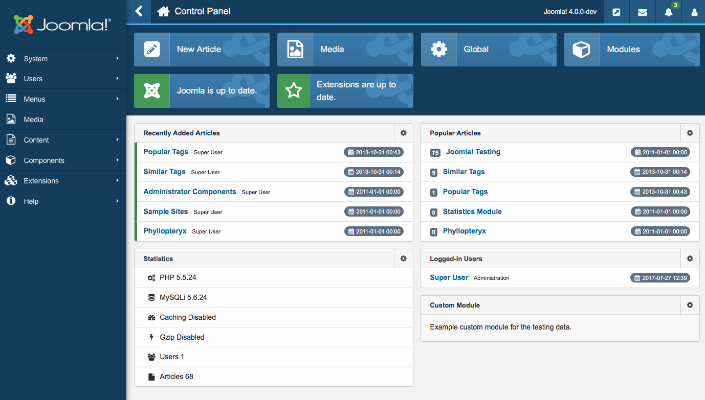 Joomla! - Open Source CMS (Content Management System)