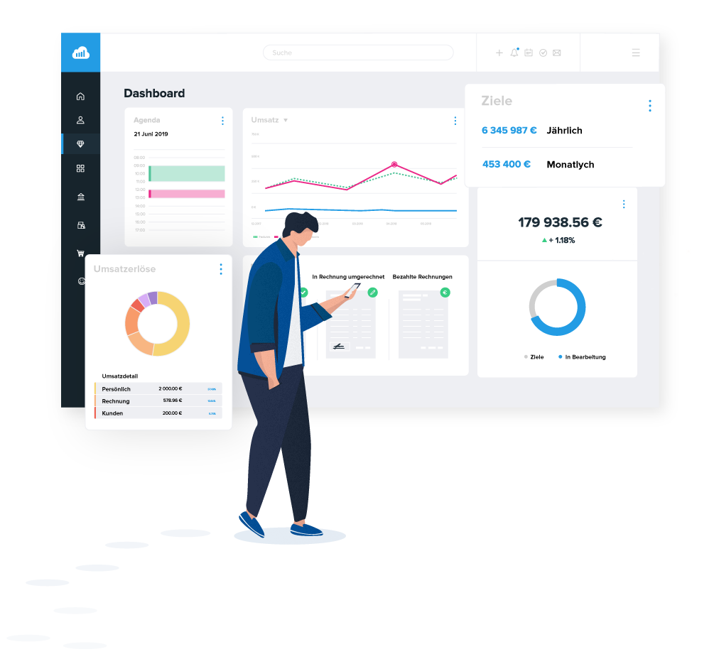 Bewertungen Logiciel CRM Sellsy: Alle CRM Funktionen in nur einem Programm - Appvizer
